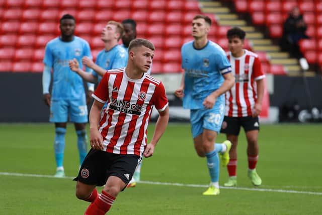 Zak Brunt (pictured) and Kacper Lopata joined Southend United on loan from Sheffield United last month: Simon Bellis / Sportimage