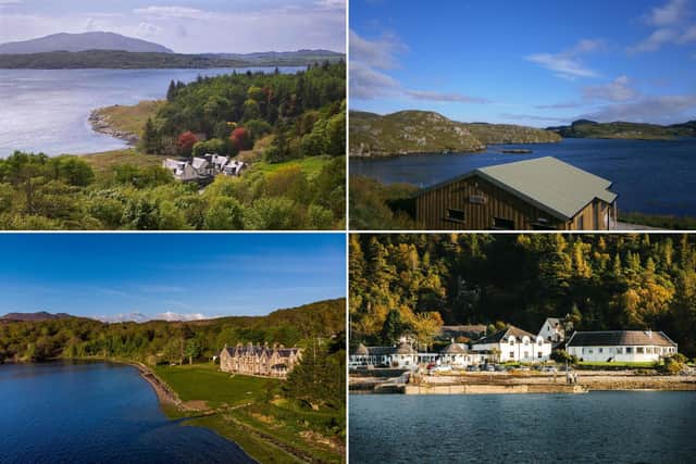 A few of the incredible wild swimming staycations available in Scotland.