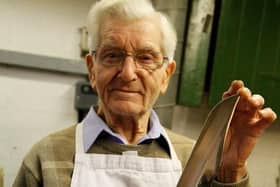 Sheffield Knife-maker Stan Shaw who died in 2021.