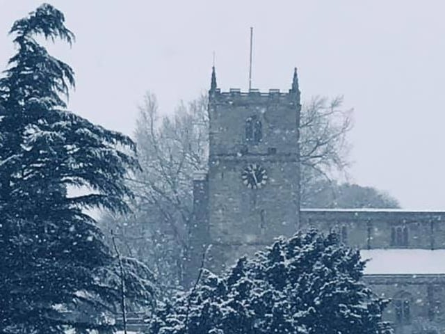 Warsop Church. From Donna Palmer.