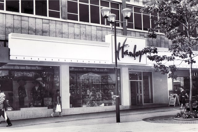 Hamley's toy shop on The Moor in Sheffield city centre in July 1987. Sheffield city centre no longer has a Hamley's, though there is a small branch of the famous toy shop at Meadowhall
