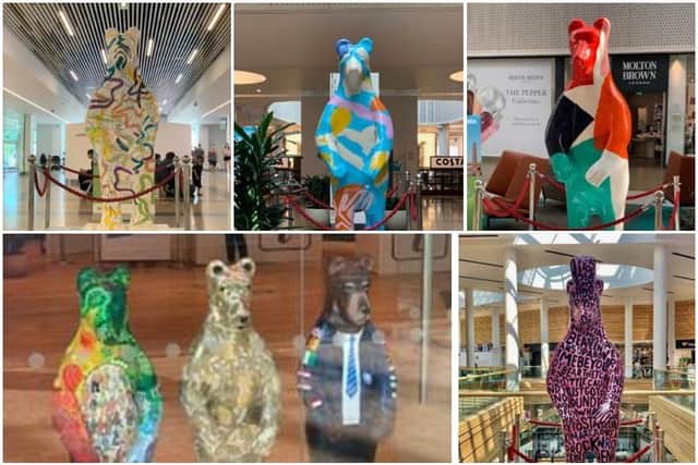 There are seven Bears of Sheffield to find at Meadowhall