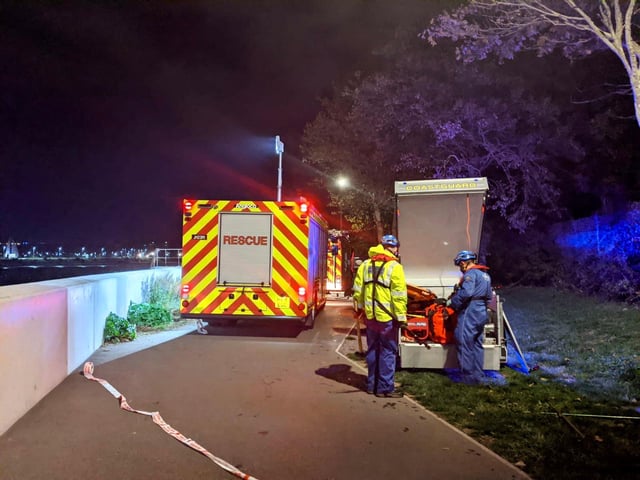 Emergency services including fire crews were called out