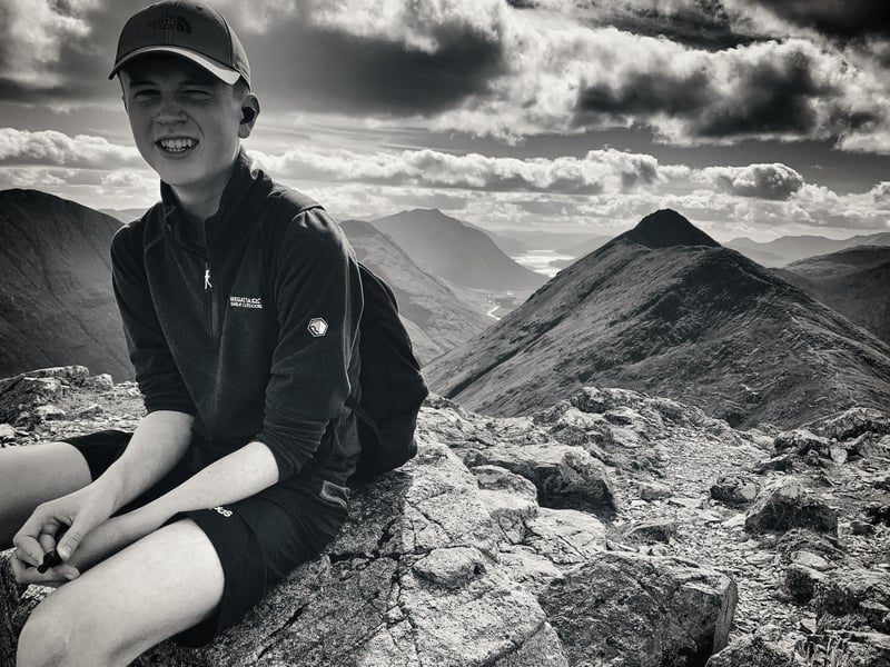 The book came about from a talk between the father and son while they were out walking when they decided they wanted to document each of the hills they climbed in training to climb Ben Nevis.