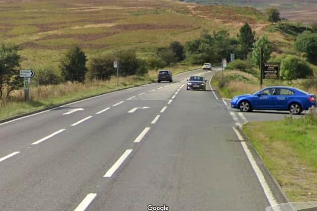 A major route into Sheffield has been closed this evening due to a crash. PIctured is the junction of the A57 and Mortimer Road