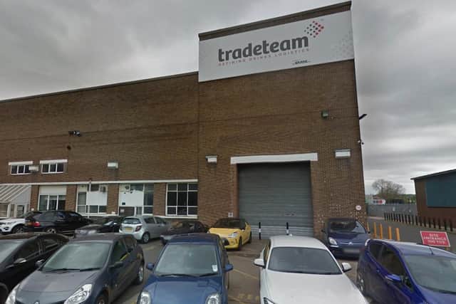 The Tradeteam depot on Tinsley Industrial Estate.
