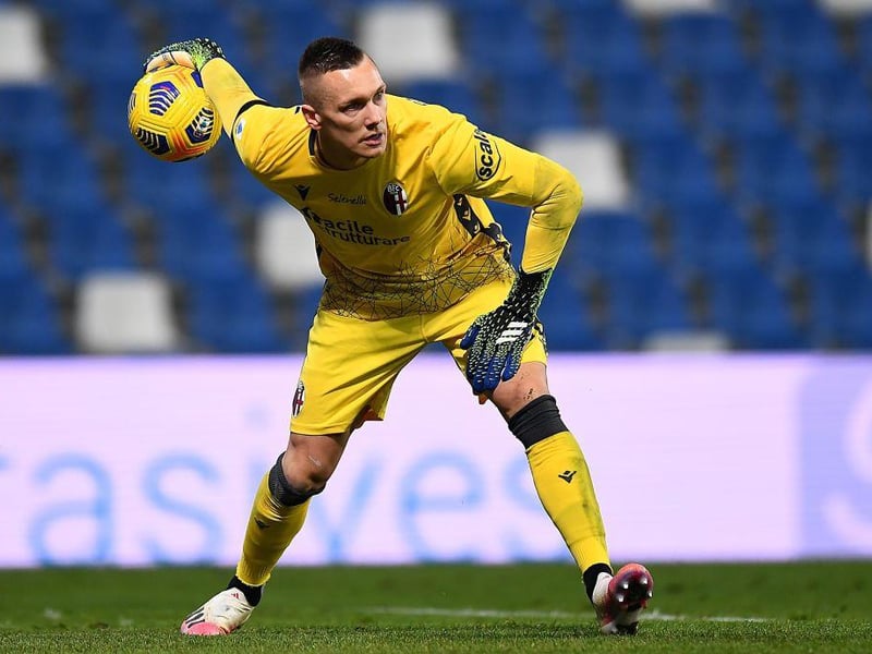 West Ham United have been linked with a move for the Bologna goalkeeper Lukasz Skorupski. (Tutto Bologna Web)
(Photo by Alessandro Sabattini/Getty Images)