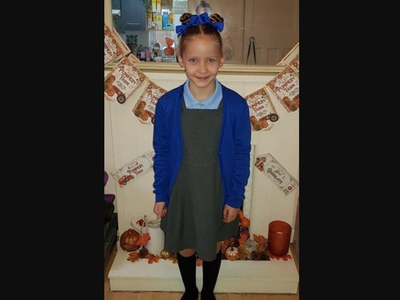 Parents from across the Portsmouth area shared photos as their children returned to school after the summer holiday on Thursday, September 2, 2021. Pictured is Niamh, aged eight.