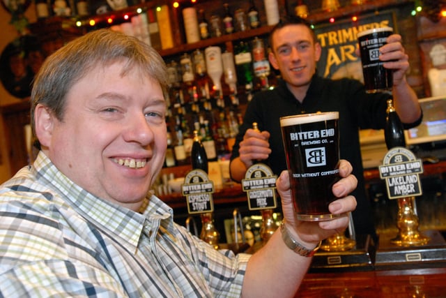 Bill and Jamie Laws are pictured toasting their real ale festival at the Trimmers Arms in 2010. Does this bring back happy memories?