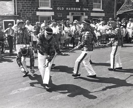 Sword Dancers at Grenoside in July 1971