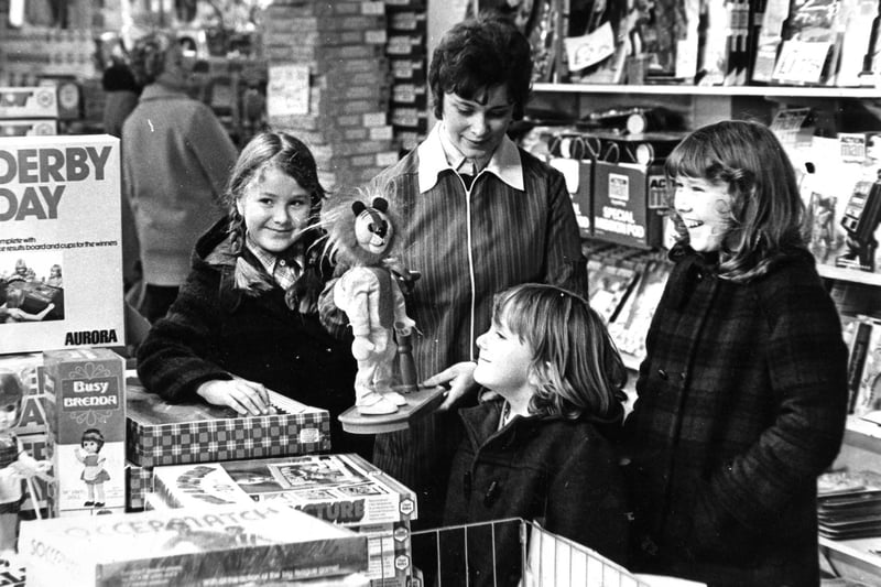 The toy department at Markworth's shop in New Green Street. Does this bring back happy memories?