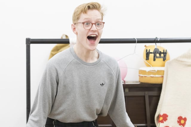 John McCrea in rehearsals for Everybody's Talking About Jamie at the Crucible Theatre, Sheffield in February 2017