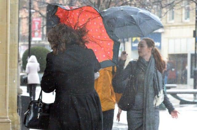 Gusts of over 50mph are forecast as Storm Jorge hits Sheffield