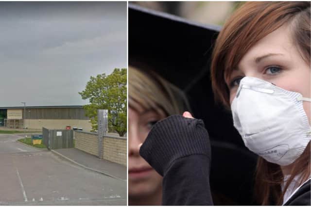 Bradfield School is the latest Sheffield school to confirm a positive coronavirus case. Photo on left  by Matt Cardy for illustrative purposes from Getty Images)
