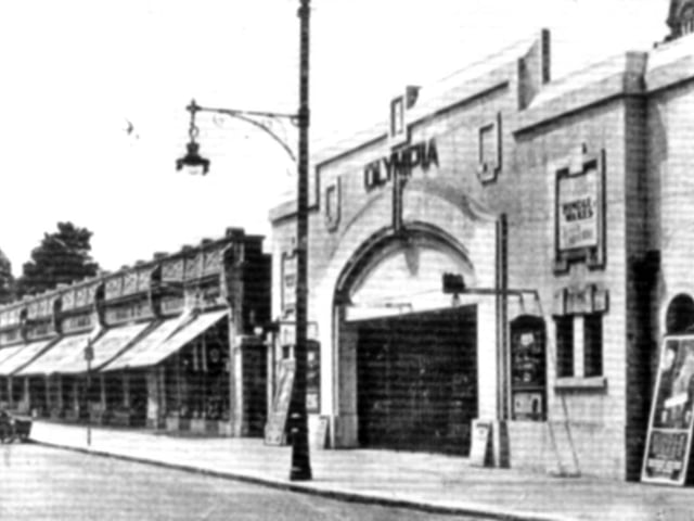 The Olympia cinema, Stoke Road, Gosport, about 1927