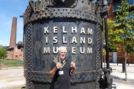 Nick at Kelham Island Museum.