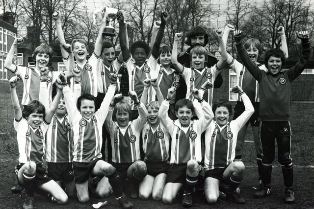 Sheffield United Juniors Under 11s team pictured in 1981
