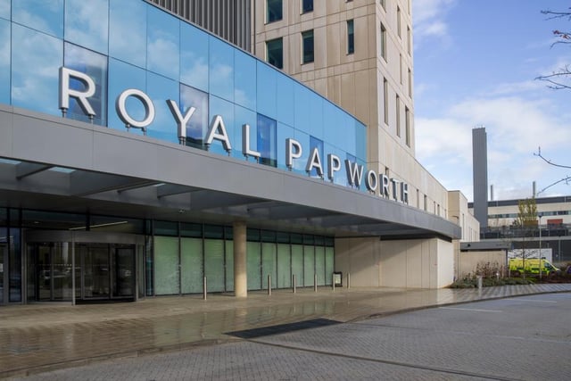 Royal Papworth hospital had a daily average of nine Covid patients in hospital and seven in mechanical ventilator beds at any one time – meaning an average of 83% of patients were on ventilators.