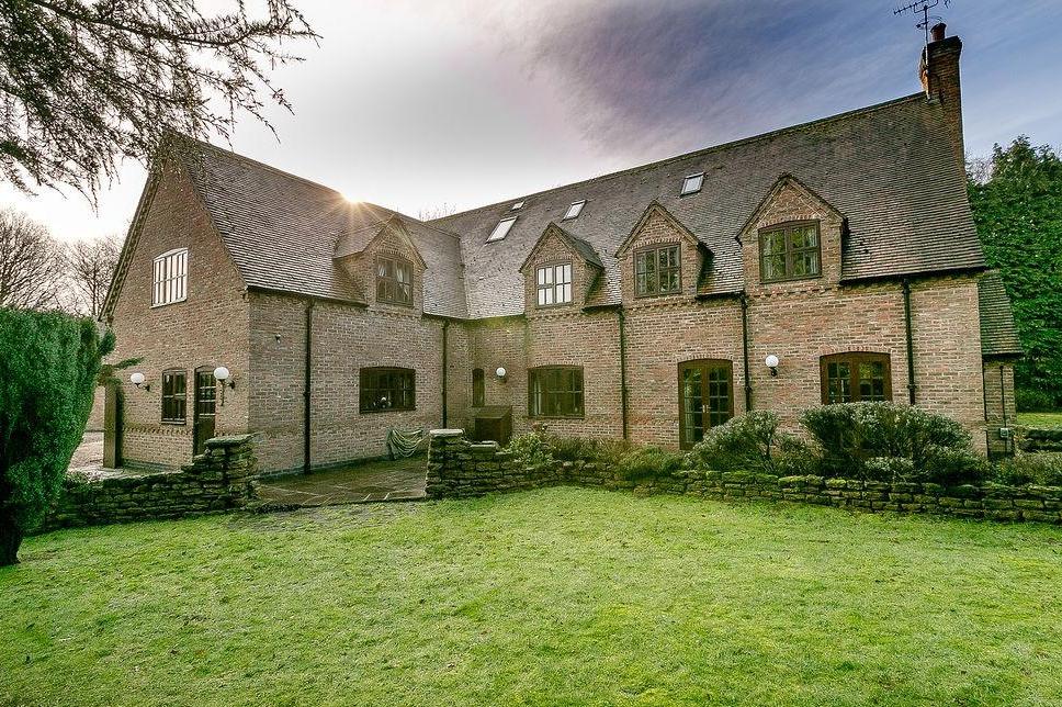 In all its grandeur, here is Loxley Lodge. The six-bedroom home is set in more than two acres of private grounds.