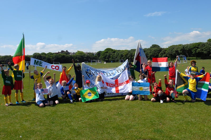 Bents Park had its own Schools World Cup in 2010 and here is England right at the centre of it. Were you there?