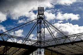 A general view of a floodlight at Deepdale, where Sheffield United were due to travel on Boxing Day to face Preston North End. (Photo by Athena Pictures/Getty Images)