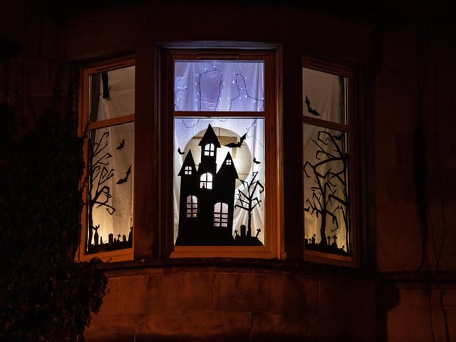 The streets of Battlefield, Glasgow, transformed into a magical outdoor gallery