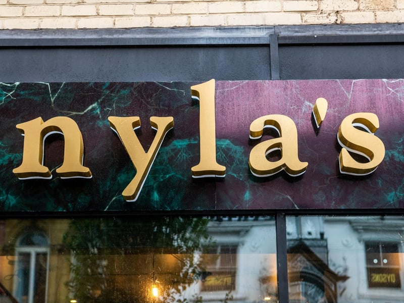 Nyla's Bar, located on Briggate, has 4.8-stars from 155 reviews on TripAdvisor.