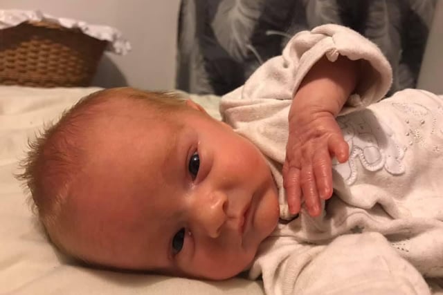 Flynn. 1.05.20 Born at 33 weeks weighing 4 pound 4. Mum Lucy Wadsworth.