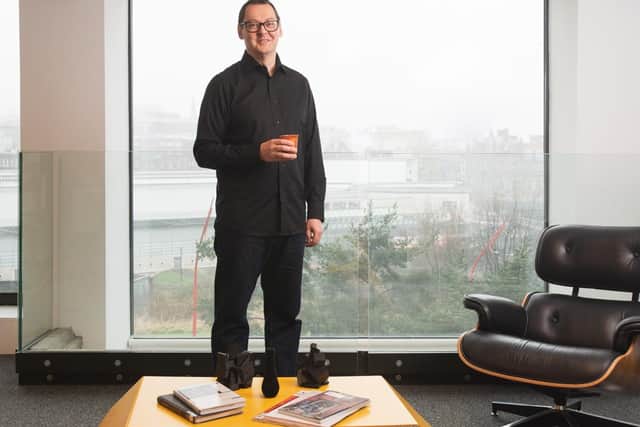 Nick Bax, managing director of Human Studio, said the city views and the bustle of the complex meant he enjoyed work despite often being alone in the office.