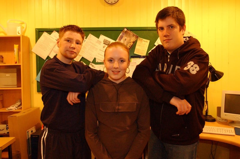 Emma Hepple, Mark Taylor and Ben Johnson got the spotlight in 2003. The Peterlee Youth Club members were elected to the UK Youth representatives.