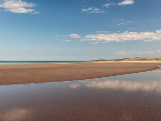 Ross Back Sands is a beautiful beach, which offers views of Holy Island and Bamburgh Castle. It’s great for picnics or just a stroll, and is also dog friendly (Photo: Shutterstock)