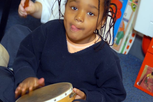 A music session at Laygate School from 14 years ago. Remember this?