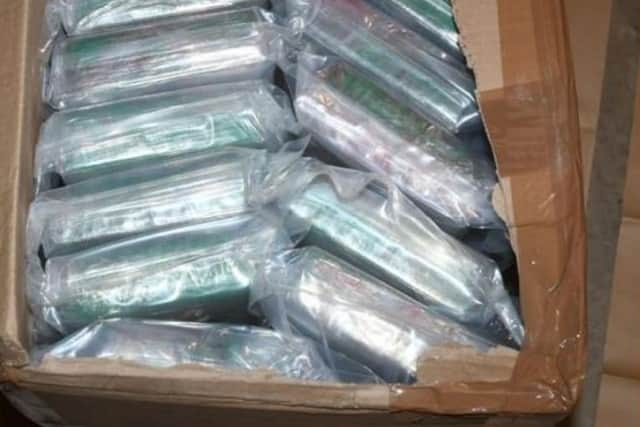 Three men have been arrested and around £5million worth of drugs seized after cars were stopped by police in South Yorkshire. Police issued picturesof the drugs