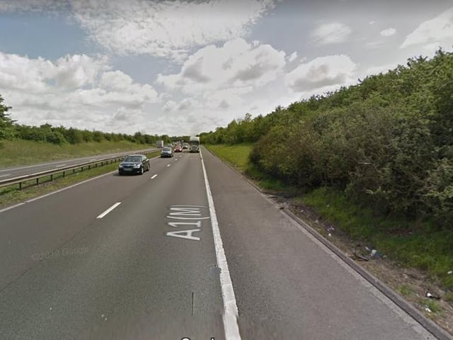 There were 227 road accidents causing casualties on the A1(M) between 2014 and 2018.