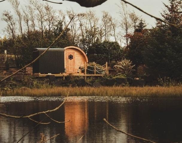 Ideally located on Northern Ireland's windswept North Coast, between the towns of Bushmills and Ballycastle, Pod by the Pond is a relaxing wooden glamping pod retreat for two. From £69 per night.