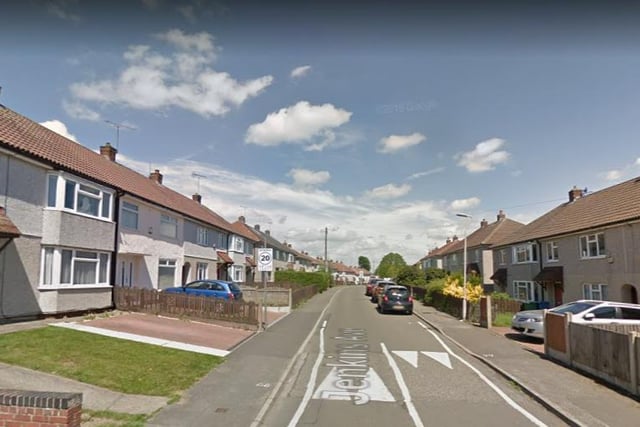There were 10 more incidents of anti-social behaviour reported near Jenkins Avenue in May 2020.