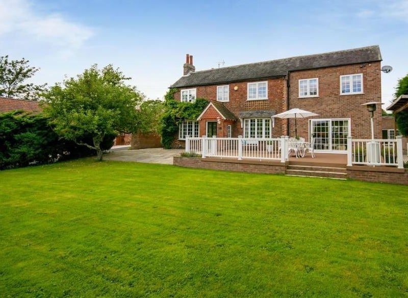 The view from the back of the £1.7 million property. Majestic and masterful.