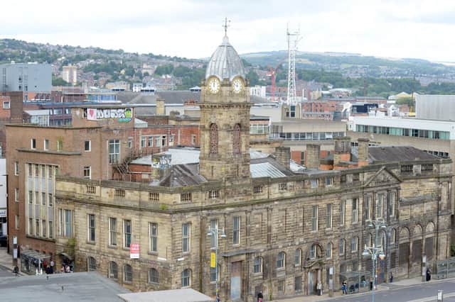 Sheffield Stock pic taken from roof of Wilkos Old Town Hall