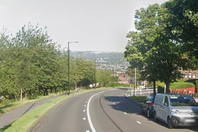Buses have been diverted after coming under attack from vandals on East Bank Road in Arbourthorne, Sheffield (pic: Google)