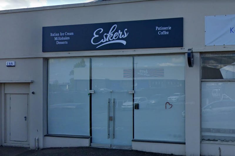Eskers, on Callendar Road, is popular for both its ice cream and cakes.