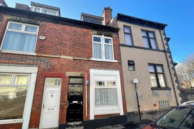 This terraced house on London Road Sheffield sold for almost double the guide price.