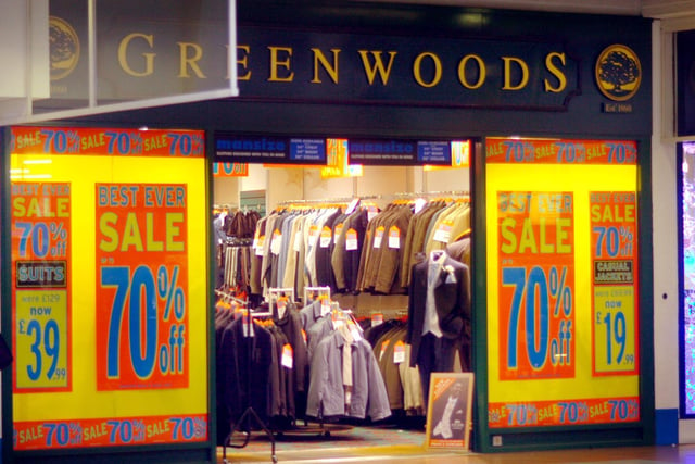 A popular choice for men's fashions. Here's Greenwoods in 2007.