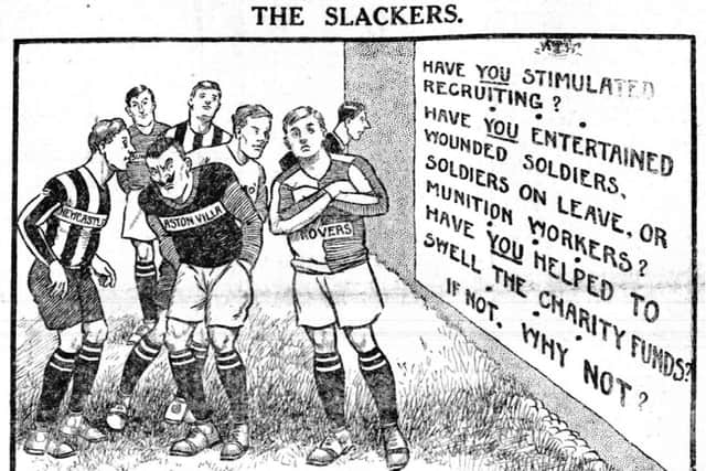 A plate from Football's great War by Alexander Jackson