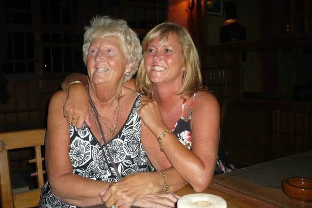 Me and my mum Pat Chatterton in Hurghada on holiday