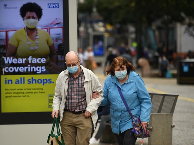 There were 22 areas of Sheffield with at least five new cases of coronavirus recorded during the week ending September 19 (Photo by OLI SCARFF/AFP via Getty Images)