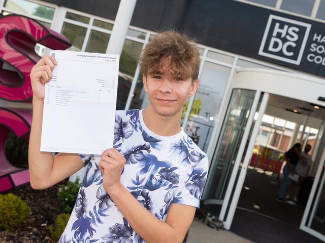 Jack Strange has achieved the grades at Havant and South Downs College to study Computer Science at Manchester University. Picture: Duncan Shepherd
