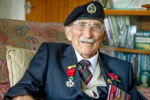 The late John Jenkins MBE needs little introduction. The 100-year-old was a D-Day veteran and famed Pompey fan, who earned the nation's applause in 2019 by addressing the Queen and other world leaders at the D-Day 75 commemorations in Southsea.