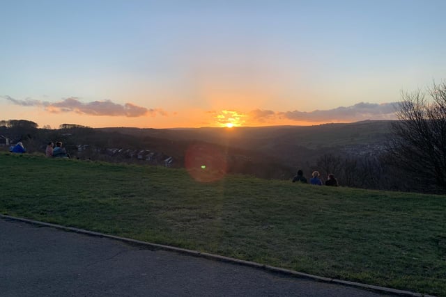 Looking down the valley towards Stannington, the Bolehills has always been a popular spot to watch the sunset in Sheffield. There are plenty of benches to use, so why not give it a try?