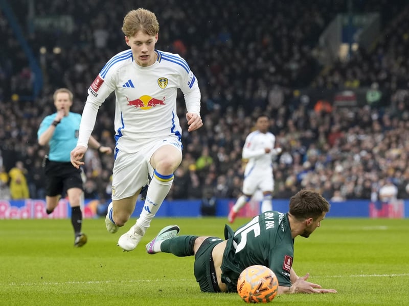 Recently awarded a new long term contract at Elland Road, the 18-year-old midfielder is one of the club's hottest young prospect and has already declared his international allegiance, to Scotland despite being born in England. Compared to Cole Palmer by Leeds fans after his impressive debut against Millwall in the FA Cup last month, Chambers has started to feature regularly in matchday squads for the EFL promotion chasers and seems destined for a big future.
