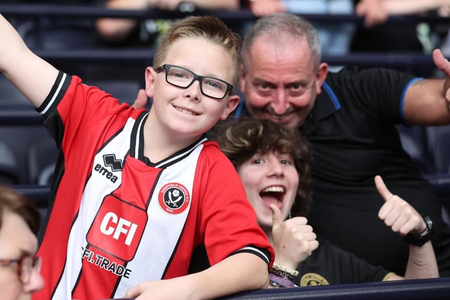 Sheffield United fans were out in big numbers for the Blades trip to the Tottenham Hotspur Stadium